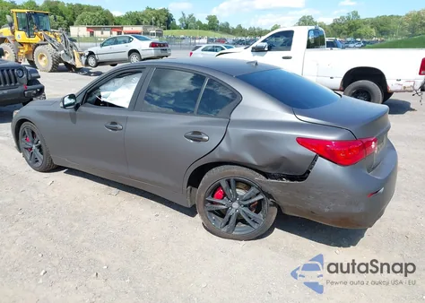 2015 Infiniti Q50 Premium z USA, uszkodzony, nr VIN JN1BV7AP5FM354132